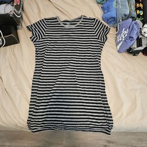 Life is good striped dress